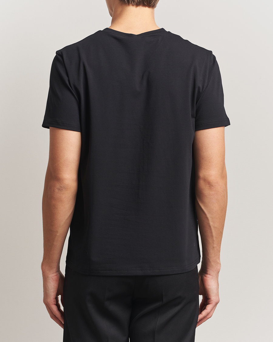 Herren | T-Shirts | Filippa K | Organic Cotton V-Neck T-Shirt Black