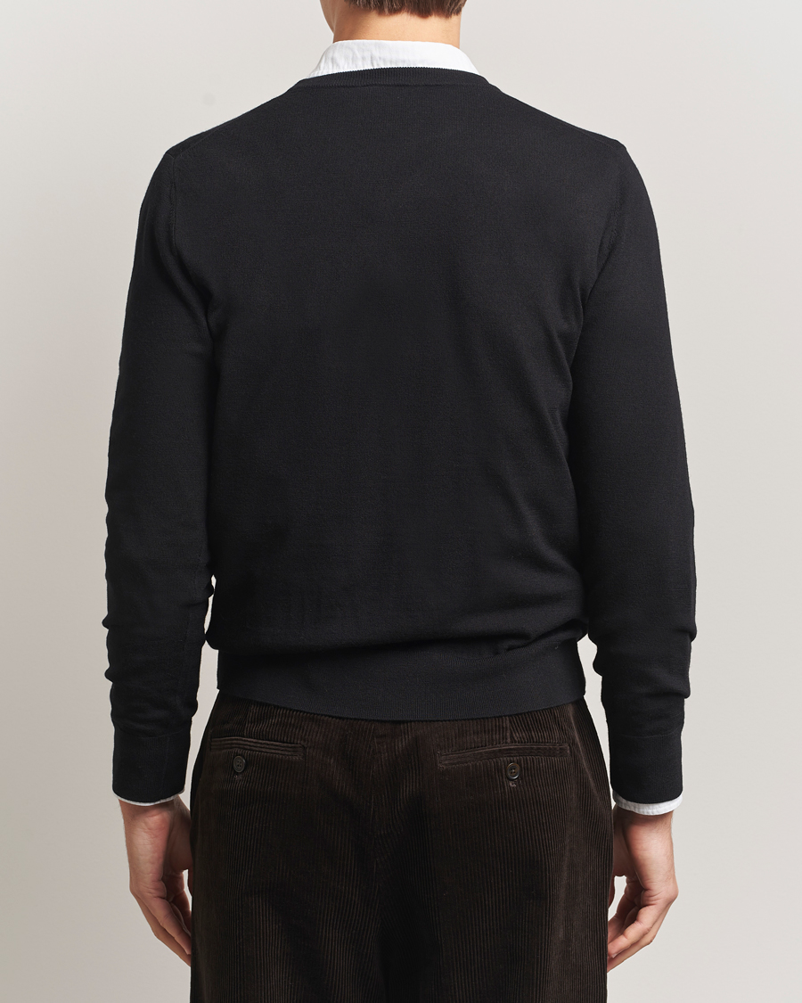 Herren | Pullover | Filippa K | Merino Round Neck Sweater Black
