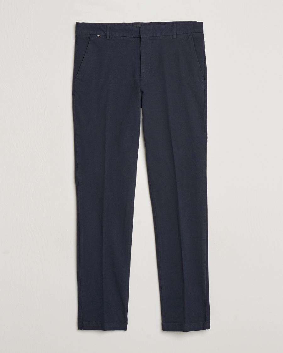 Herren | Hosen | BOSS BLACK | Kaito1 Cotton Chinos Dark Blue