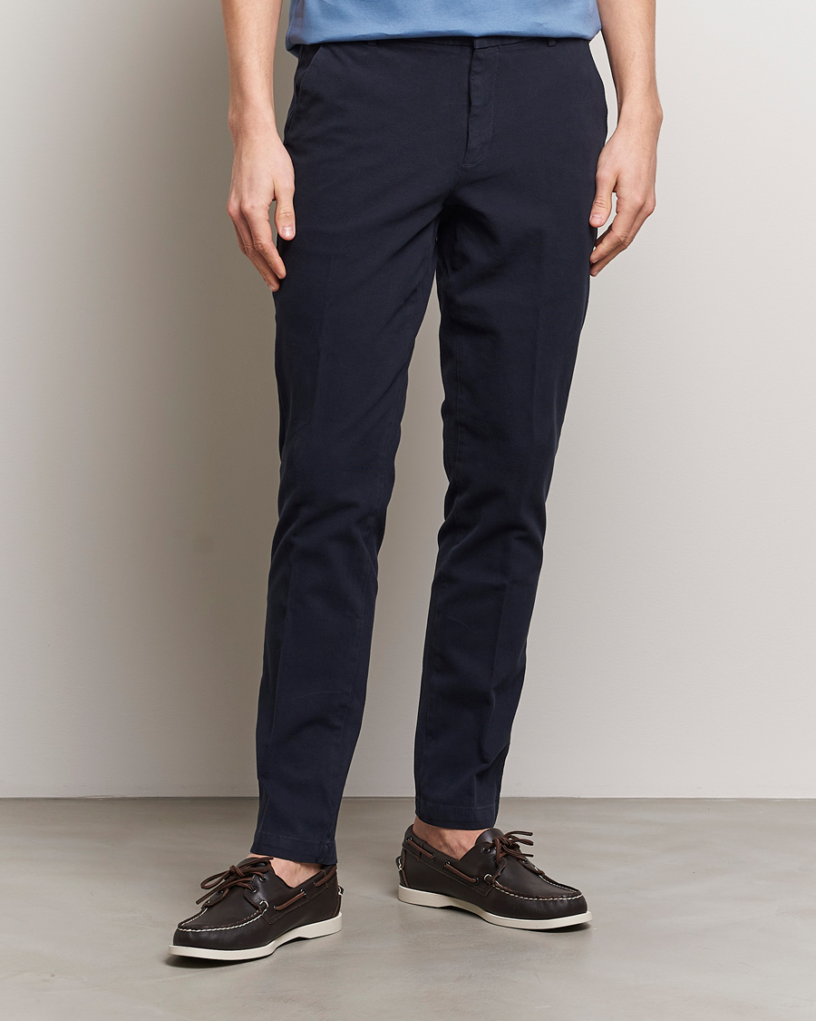 Herren | Kleidung | BOSS BLACK | Kaito1 Cotton Chinos Dark Blue