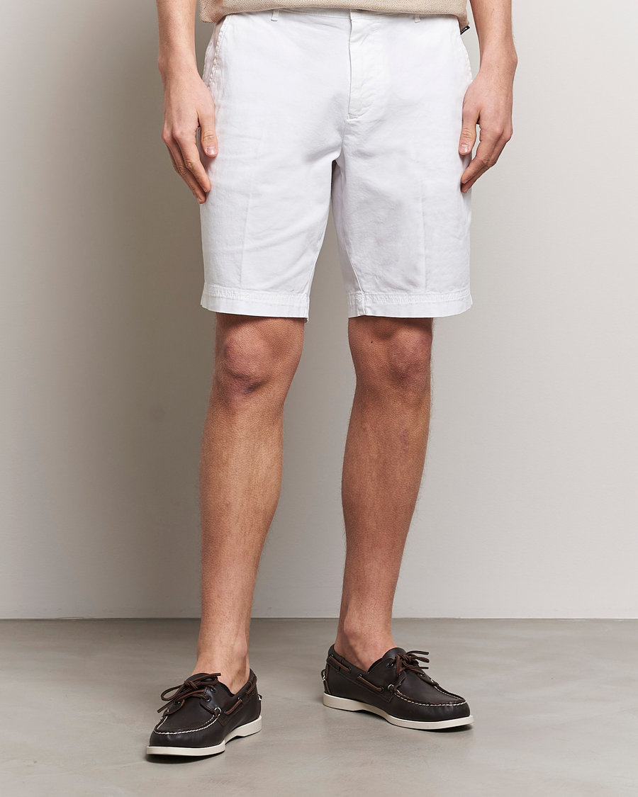 Herren | Shorts | BOSS BLACK | Slice Cotton Shorts White