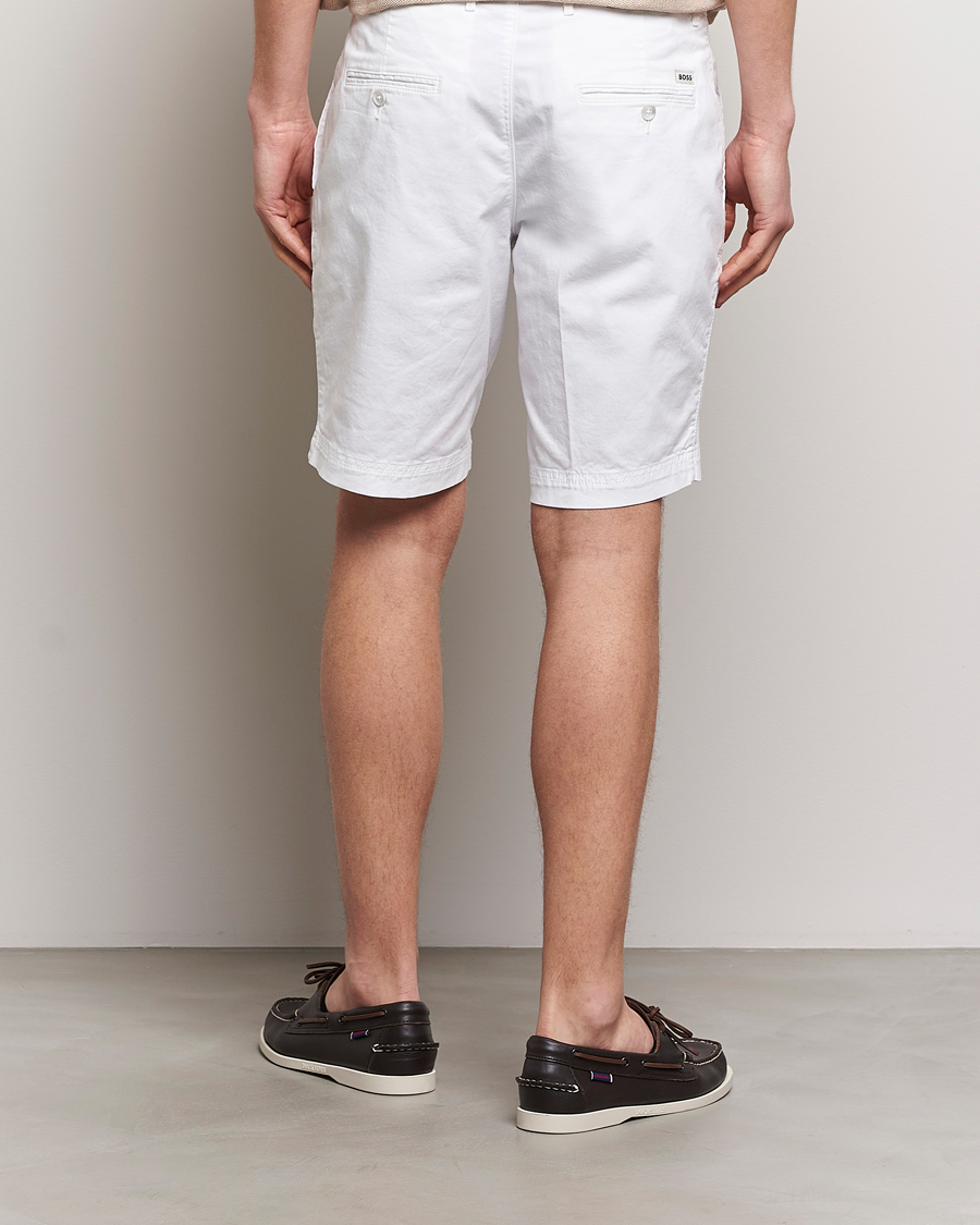 Herren | Shorts | BOSS BLACK | Slice Cotton Shorts White