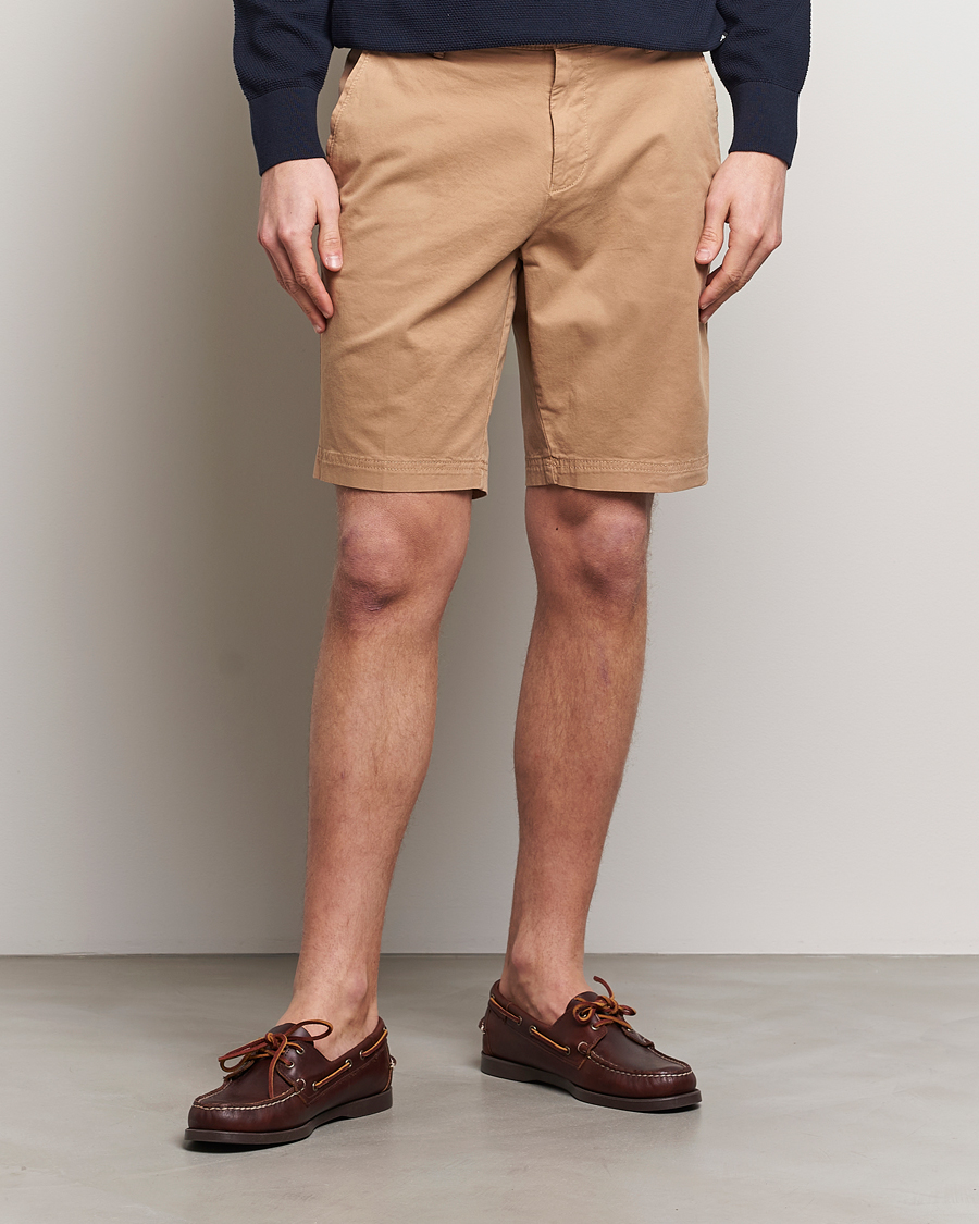 Herren | Neu im Onlineshop | BOSS BLACK | Slice Cotton Shorts Medium Beige