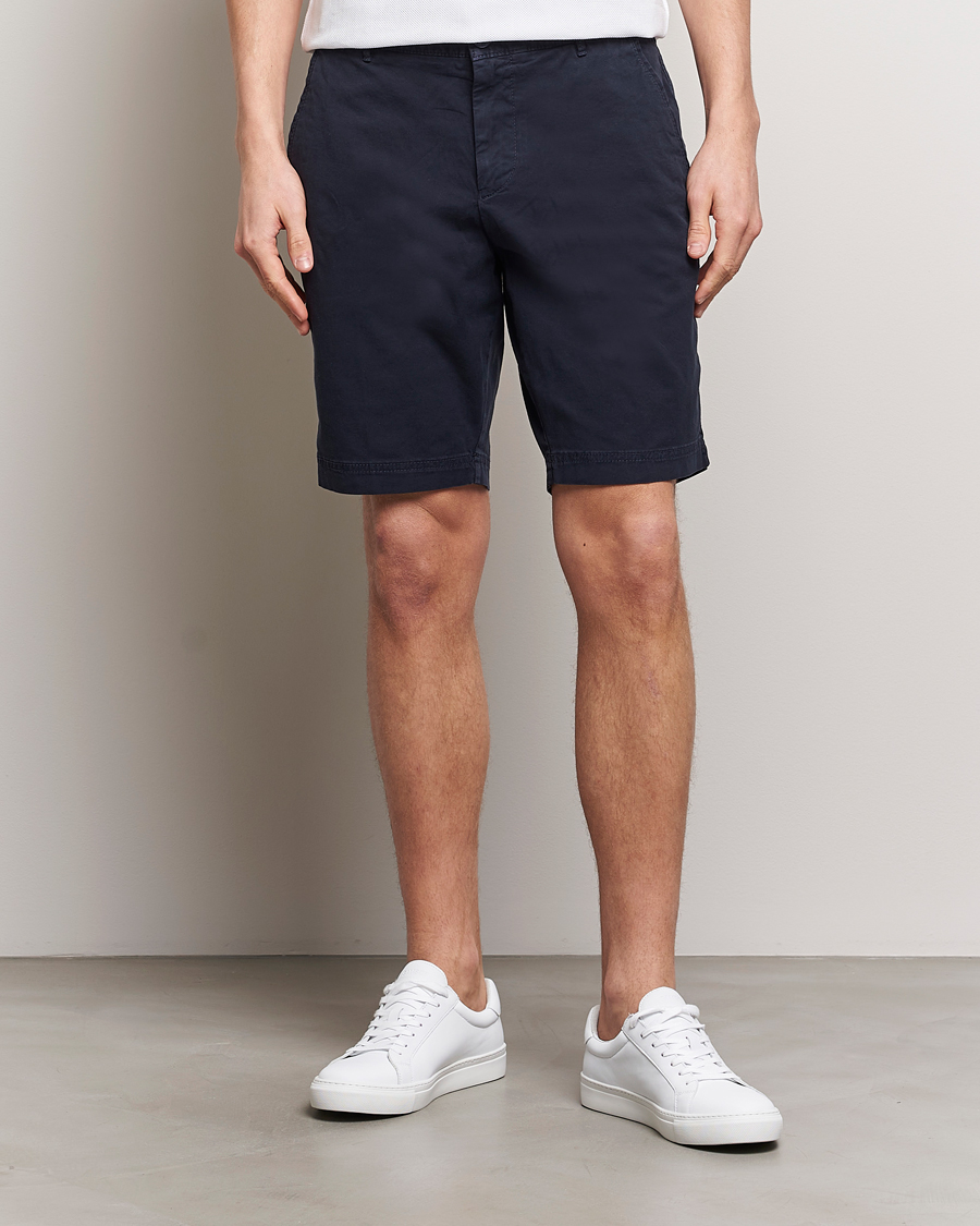 Herren | Shorts | BOSS BLACK | Slice Cotton Shorts Dark Blue