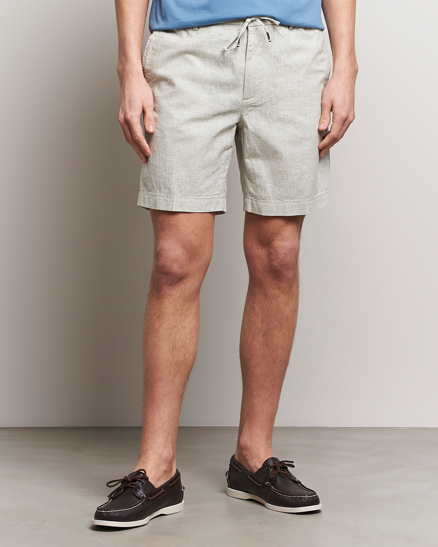 Herren | BOSS BLACK | BOSS BLACK | Kane Drawstring Shorts Open Green