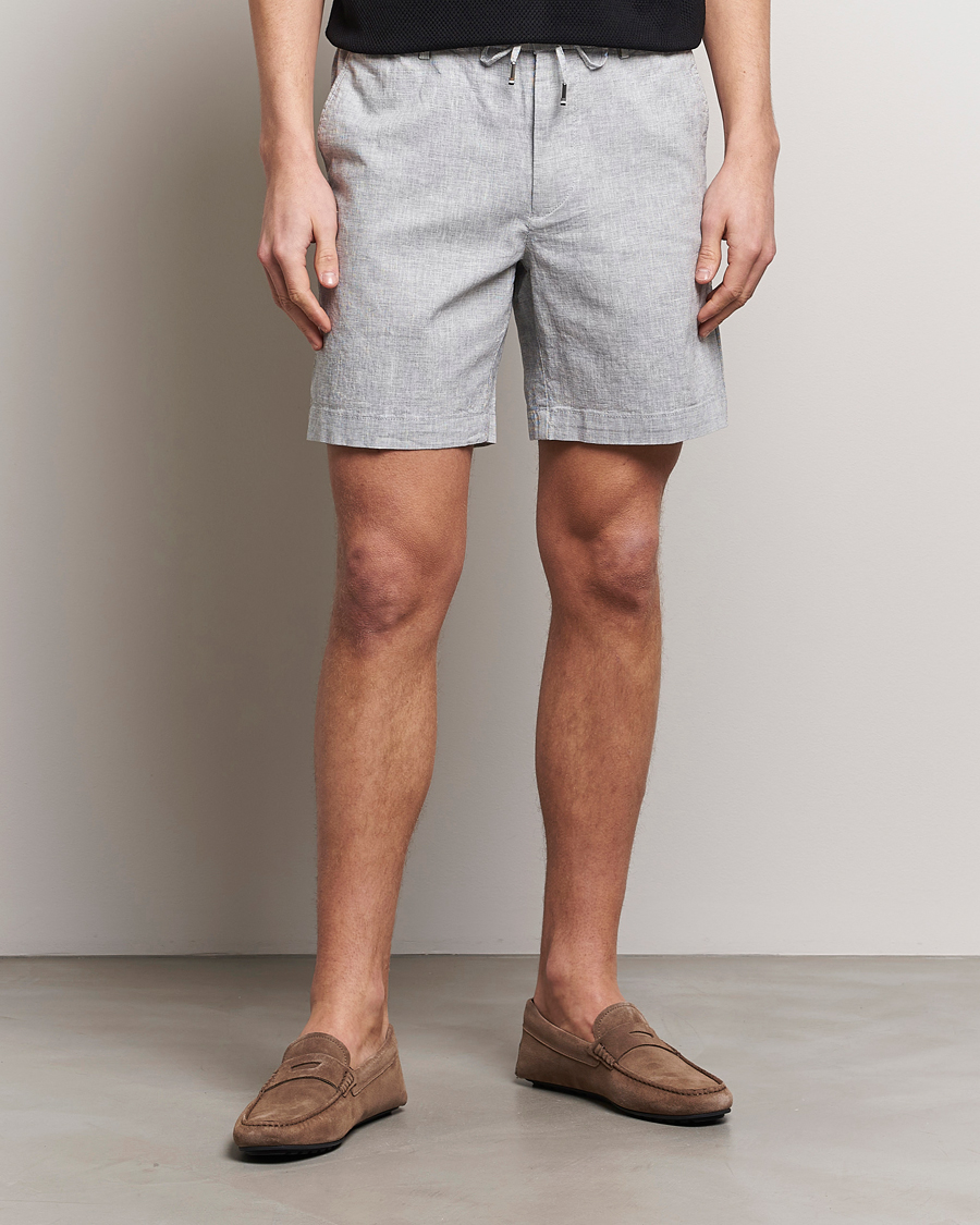 Men |  | BOSS BLACK | Kane Drawstring Shorts Light Blue