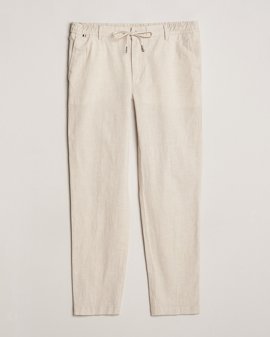 Herren | Hosen | BOSS BLACK | Kane Drawstring Pants Light Beige