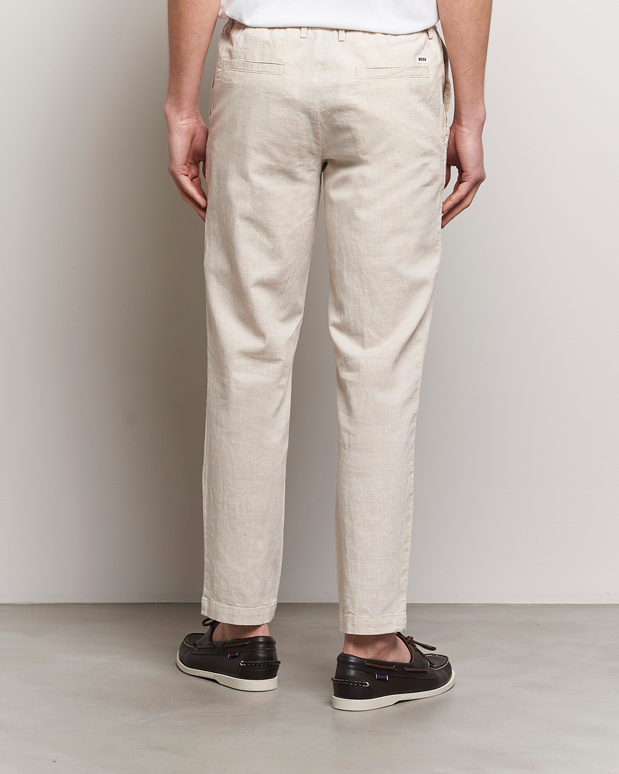 Herren | Hosen | BOSS BLACK | Kane Drawstring Pants Light Beige