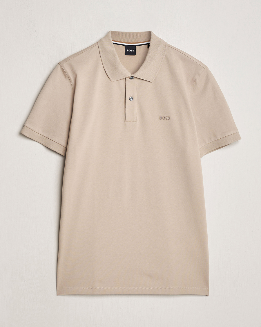 Herren | Poloshirts | BOSS BLACK | Pallas Polo Dark Beige