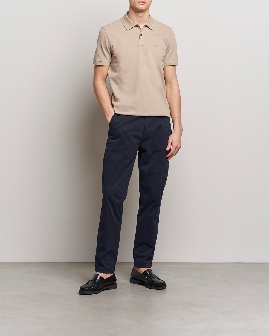 Herren | Poloshirts | BOSS BLACK | Pallas Polo Dark Beige