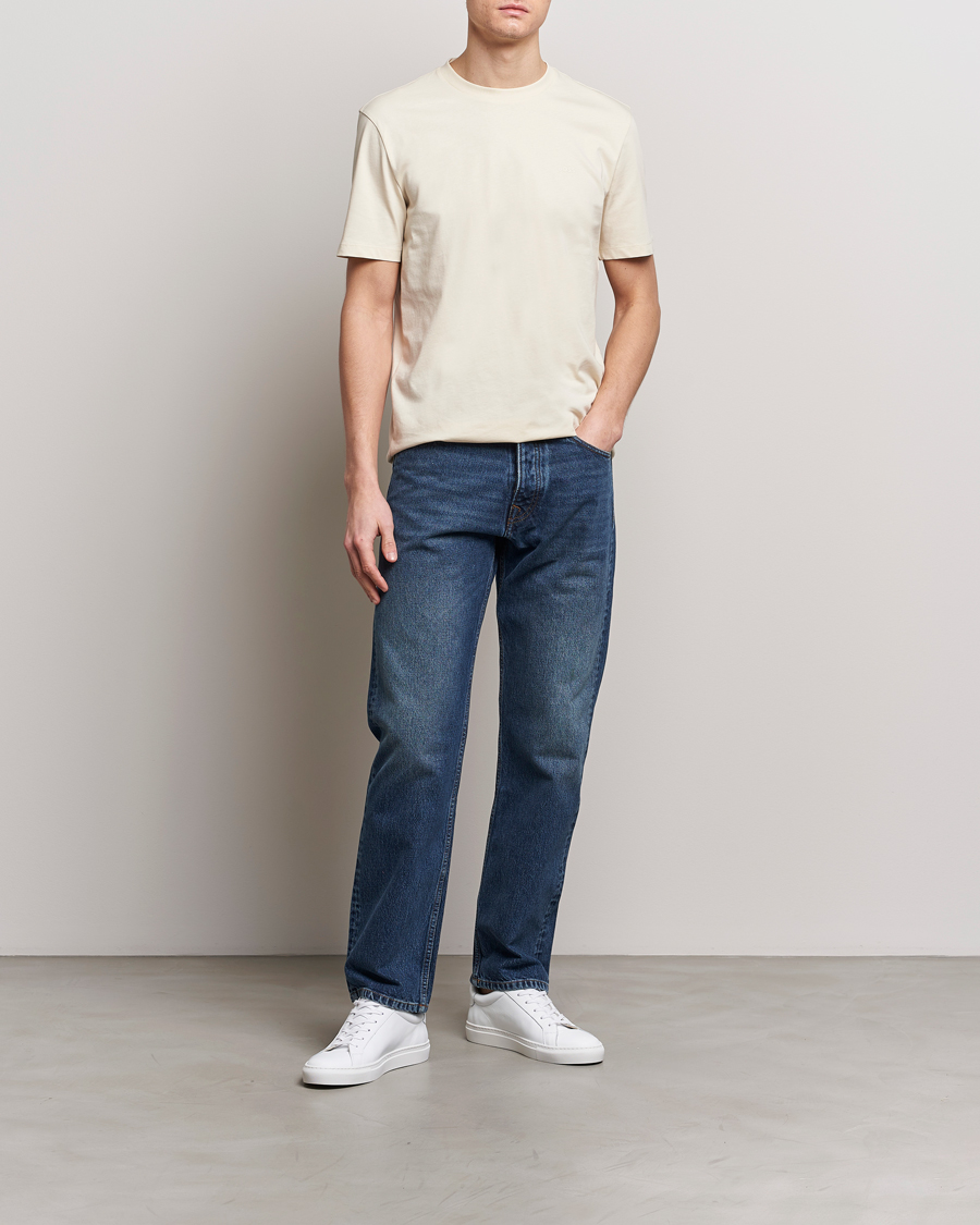Herren | T-Shirts | BOSS BLACK | Thompson Crew Neck T-Shirt Open White