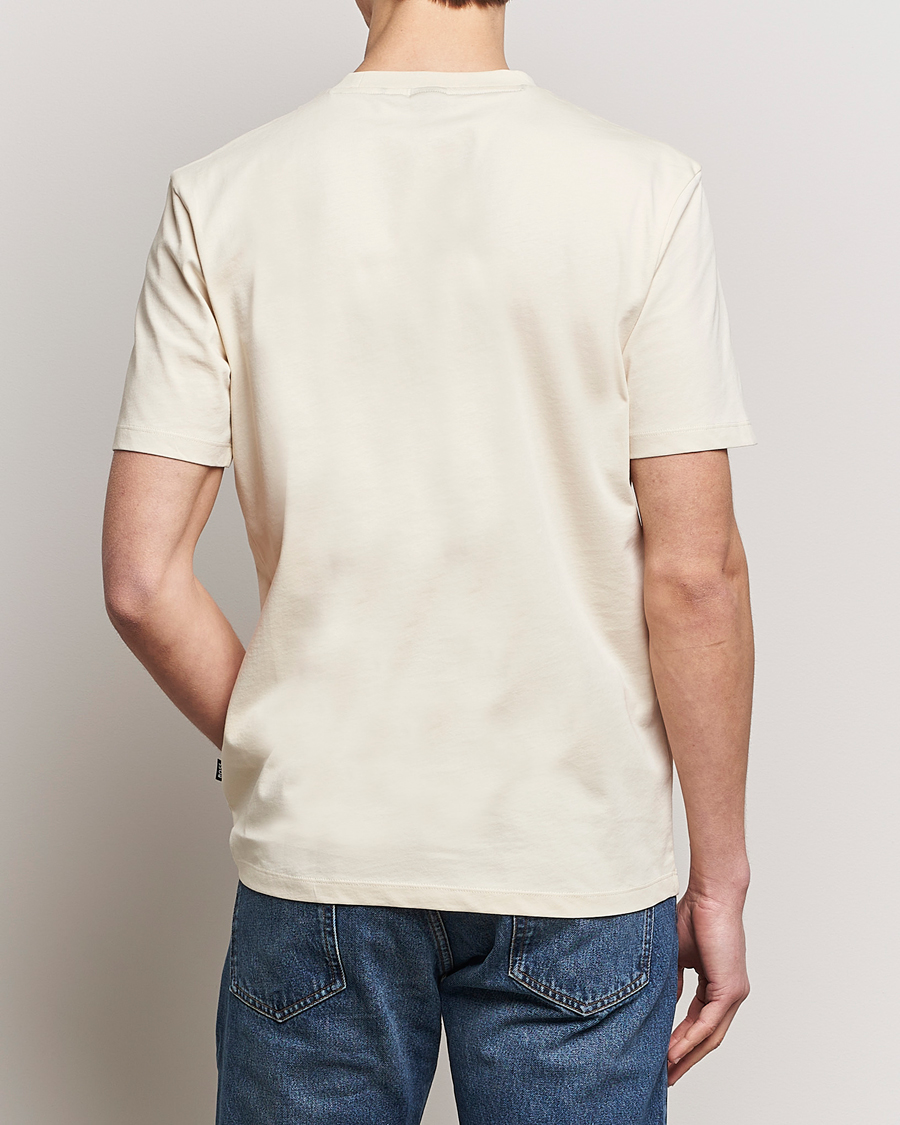 Herren | T-Shirts | BOSS BLACK | Thompson Crew Neck T-Shirt Open White