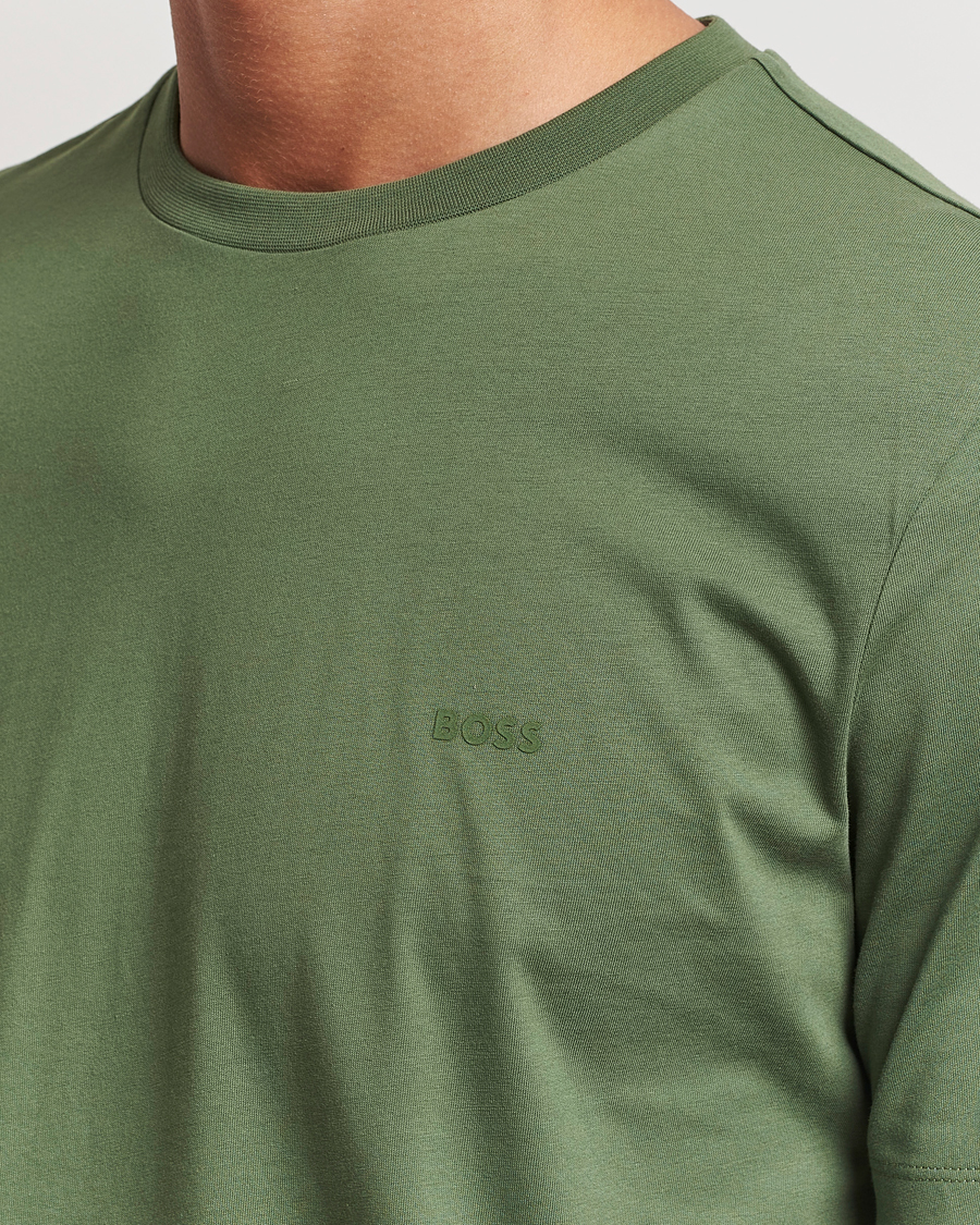 Herren | T-Shirts | BOSS BLACK | Thompson Crew Neck T-Shirt Open Green