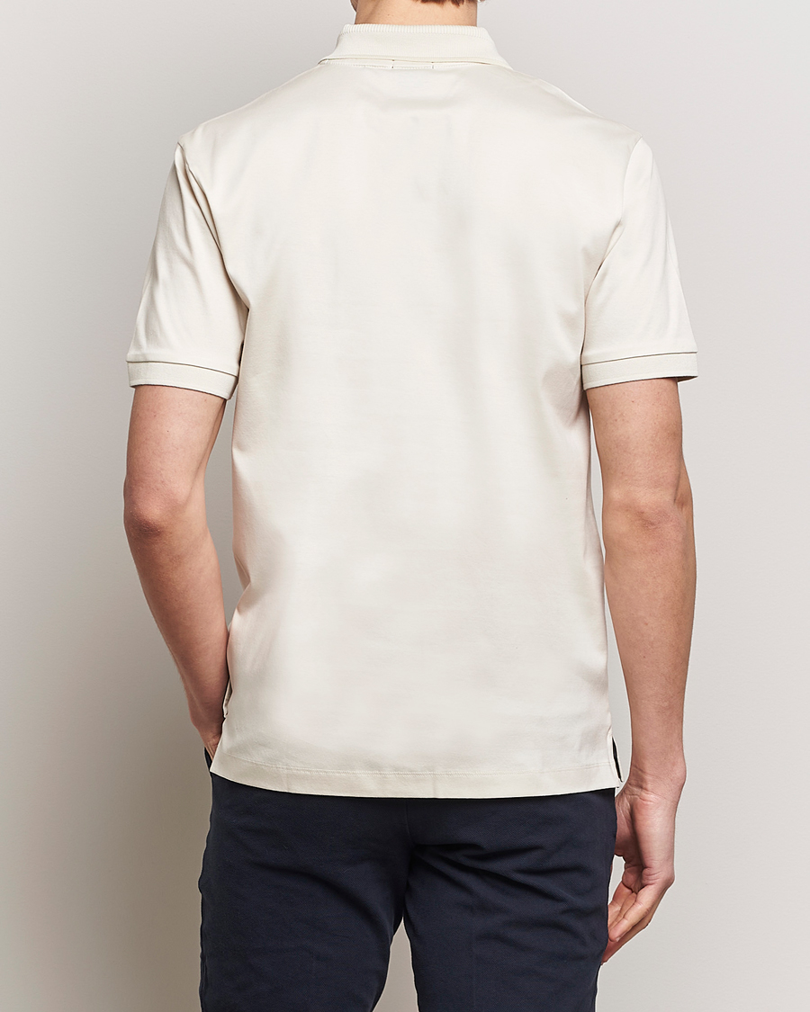 Herren | Poloshirts | BOSS BLACK | Polston Half Zip Polo Open White