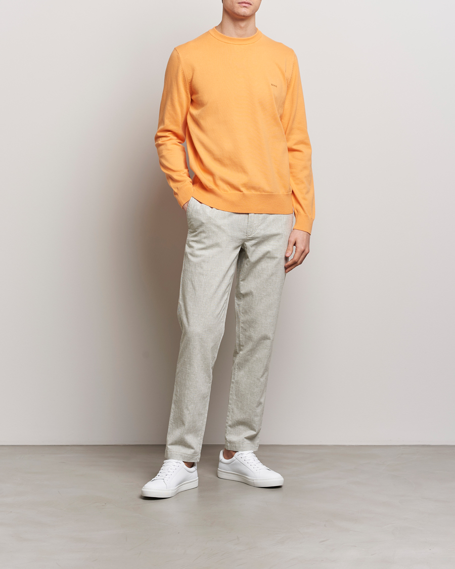 Herren | Pullover | BOSS BLACK | Pacas Crew Neck Pullover Medium Orange