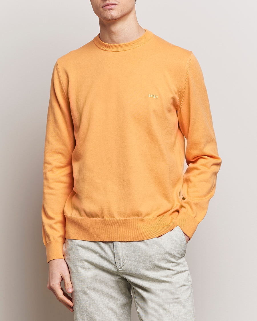 Herren | 20% sale | BOSS BLACK | Pacas Crew Neck Pullover Medium Orange