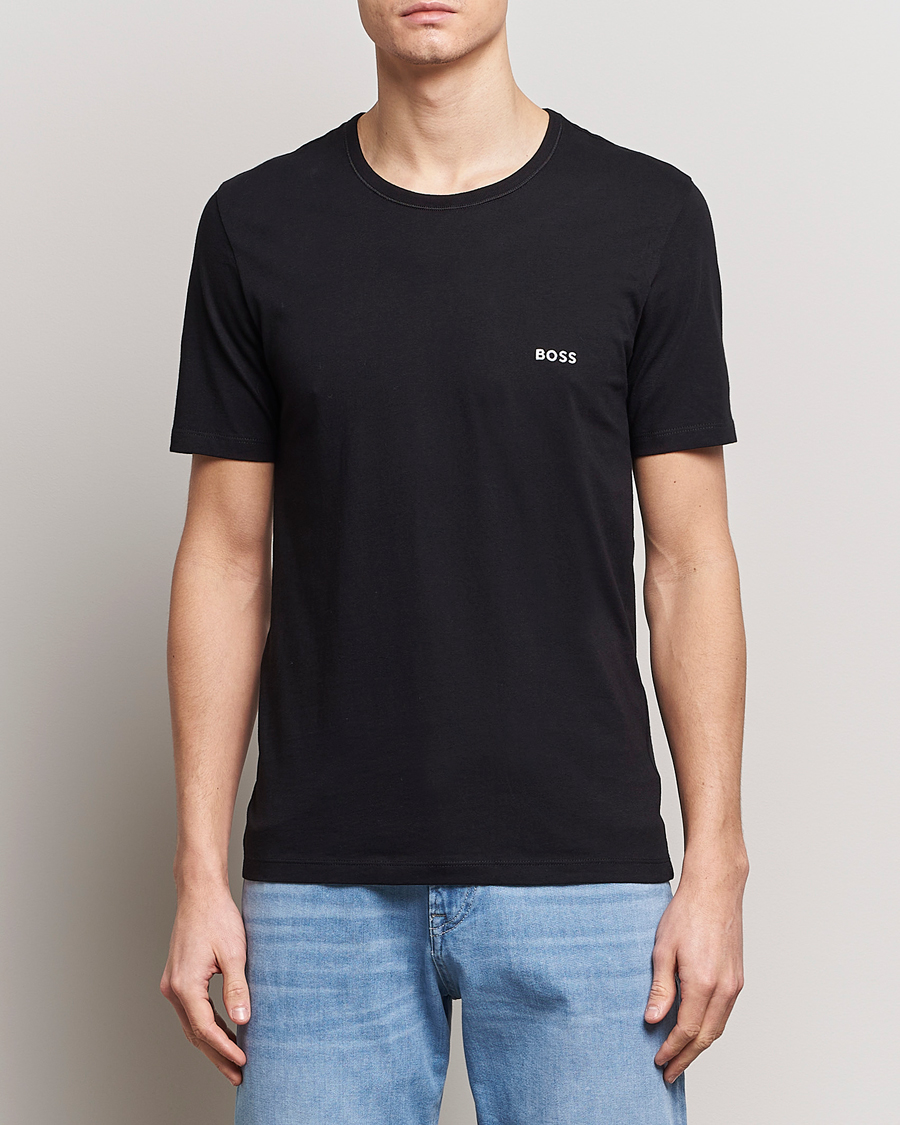 Herr | T-Shirts | BOSS BLACK | 3-Pack Crew Neck T-Shirt Black/White/Red