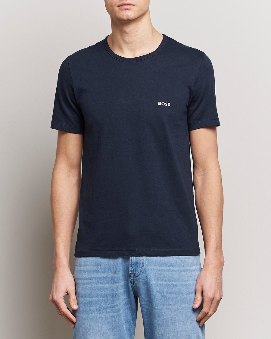 Herr | Multipack | BOSS BLACK | 3-Pack Crew Neck T-Shirt Blue