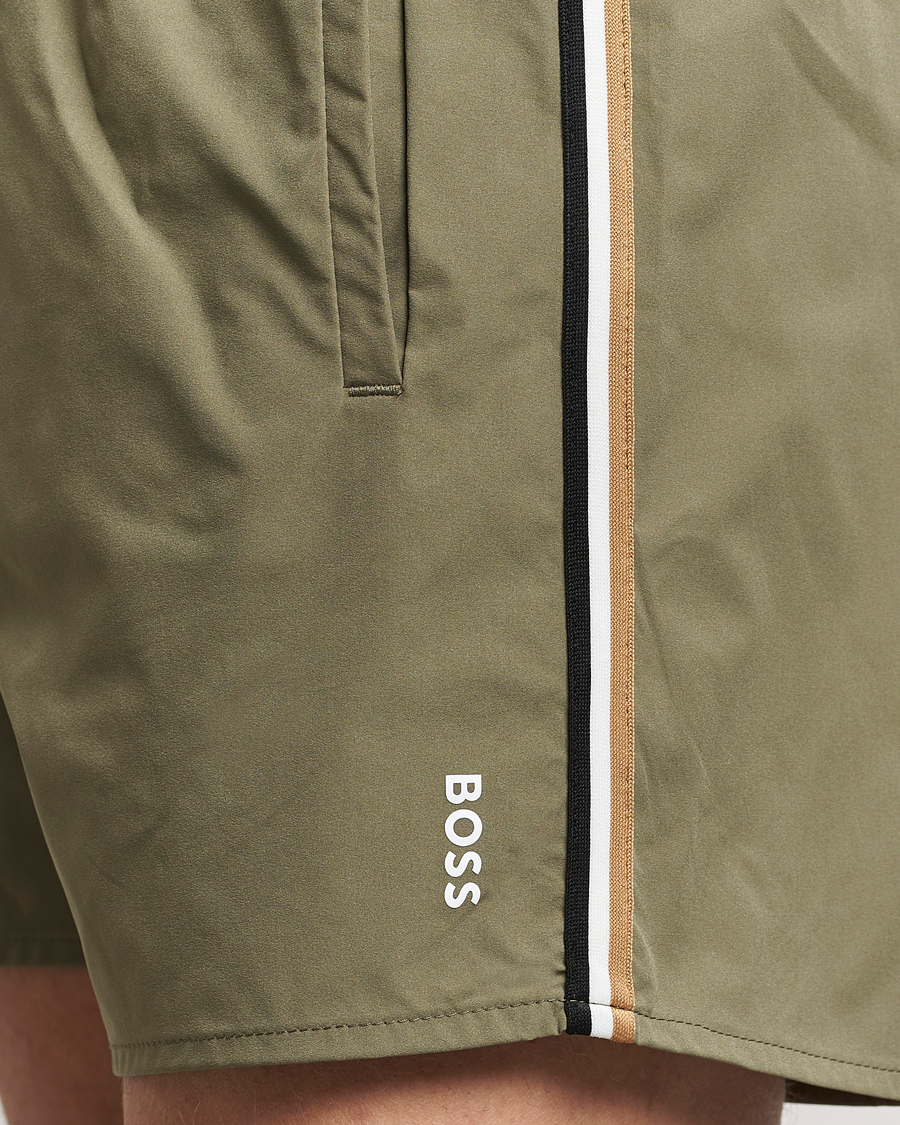 Herren | Badehosen | BOSS BLACK | Iconic Swimshorts Green