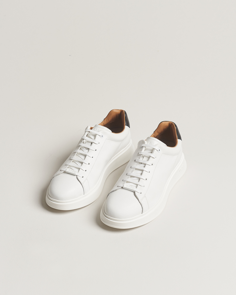 Herren | BOSS BLACK Bolton Leather Sneaker Natural | BOSS BLACK | Bolton Leather Sneaker Natural