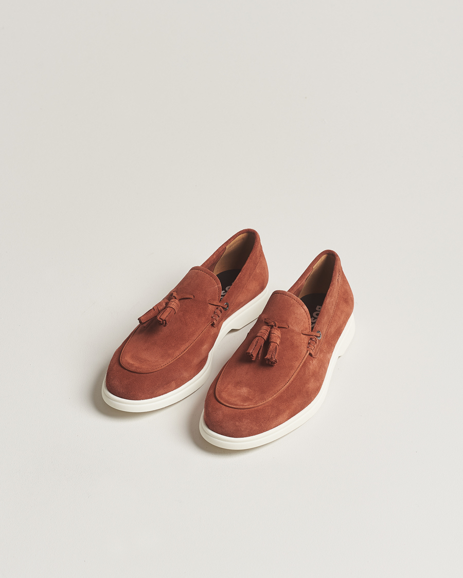 Herren | Smart Casual | BOSS BLACK | Sienne Tassle Loafer Suede Open Brown