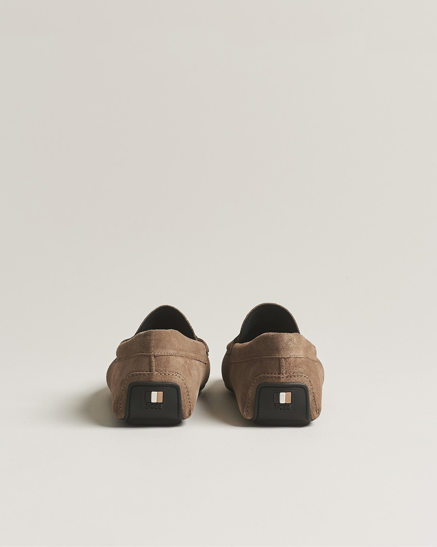 Herren | BOSS BLACK Noel Car Shoe Suede Medium Beige | BOSS BLACK | Noel Car Shoe Suede Medium Beige