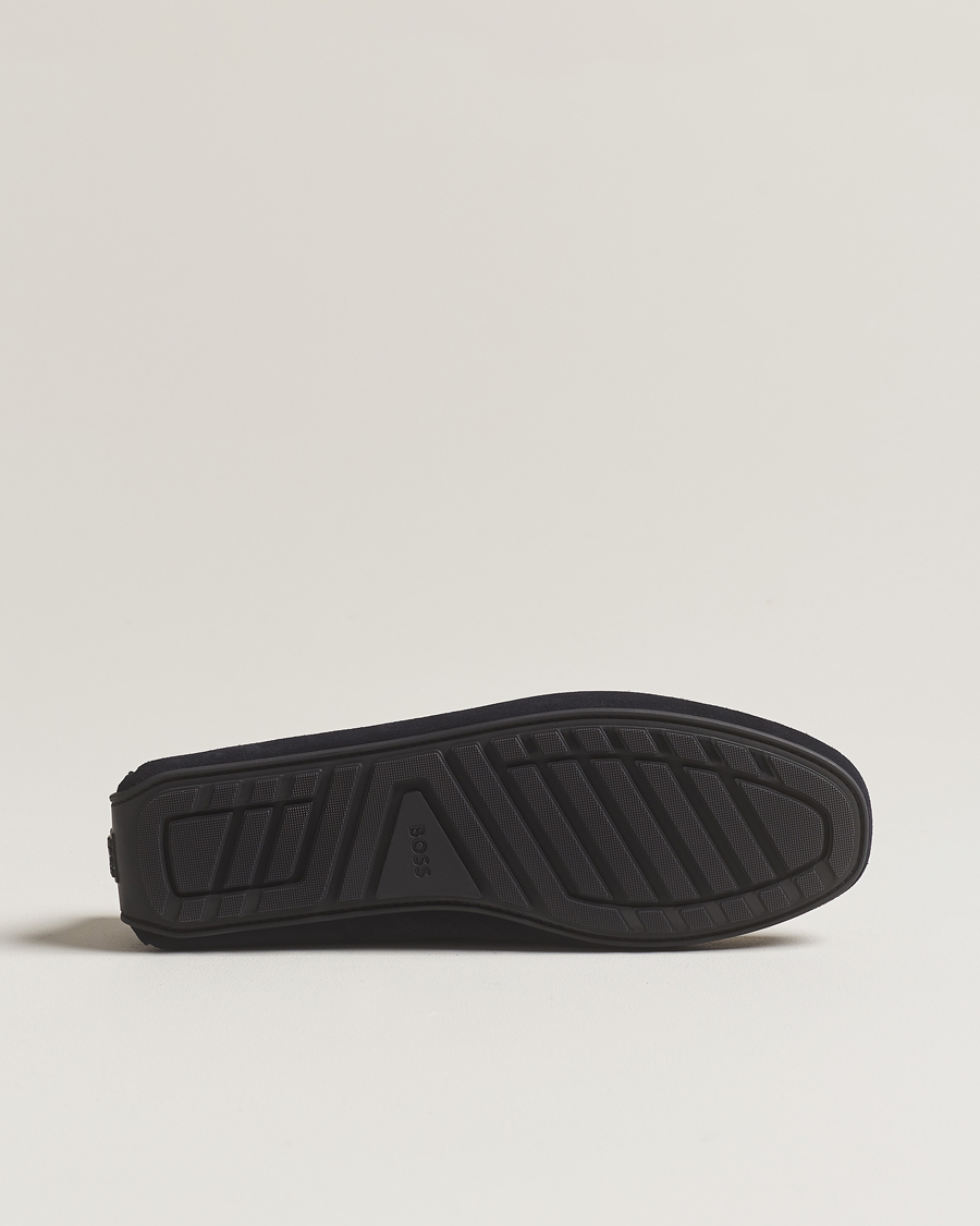 Herren | BOSS BLACK Noel Car Shoe Suede Dark Blue | BOSS BLACK | Noel Car Shoe Suede Dark Blue