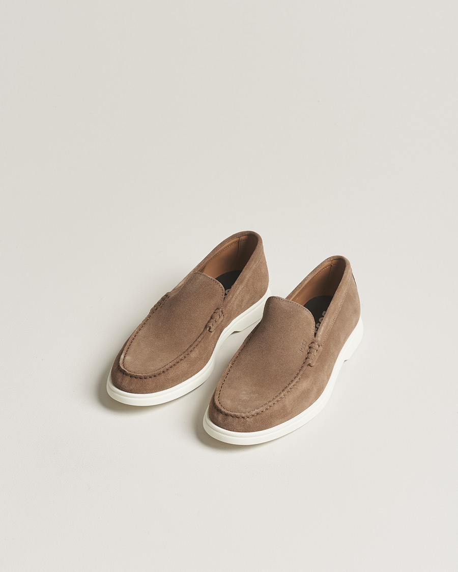 Herren | Smart Casual | BOSS BLACK | Sienne Suede Loafer Medium Beige