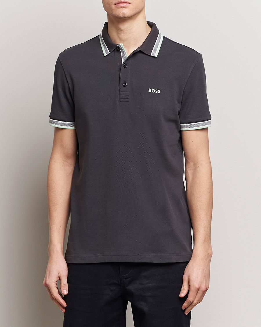 Herr | Kläder | BOSS GREEN | Paddy Jersey Polo Charcoal