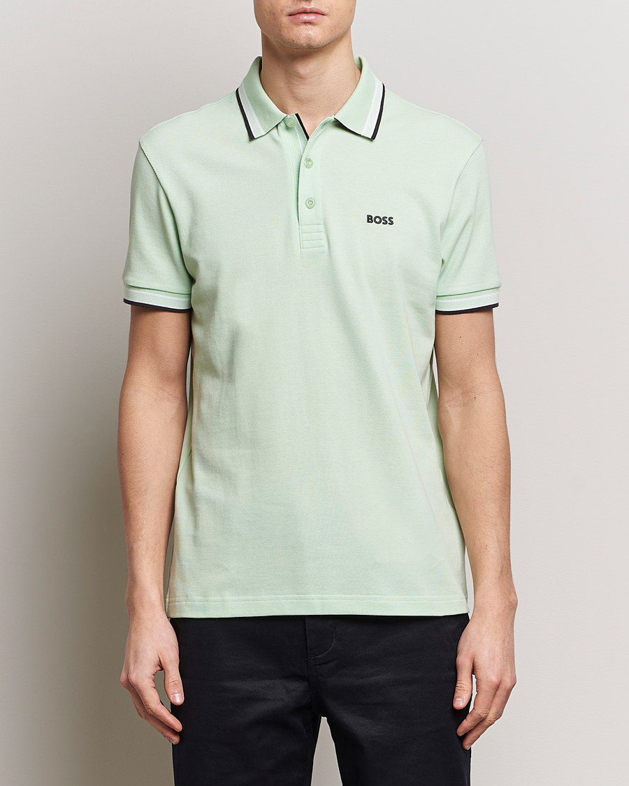 Herren | Poloshirt | BOSS GREEN | Paddy Jersey Polo Open Green