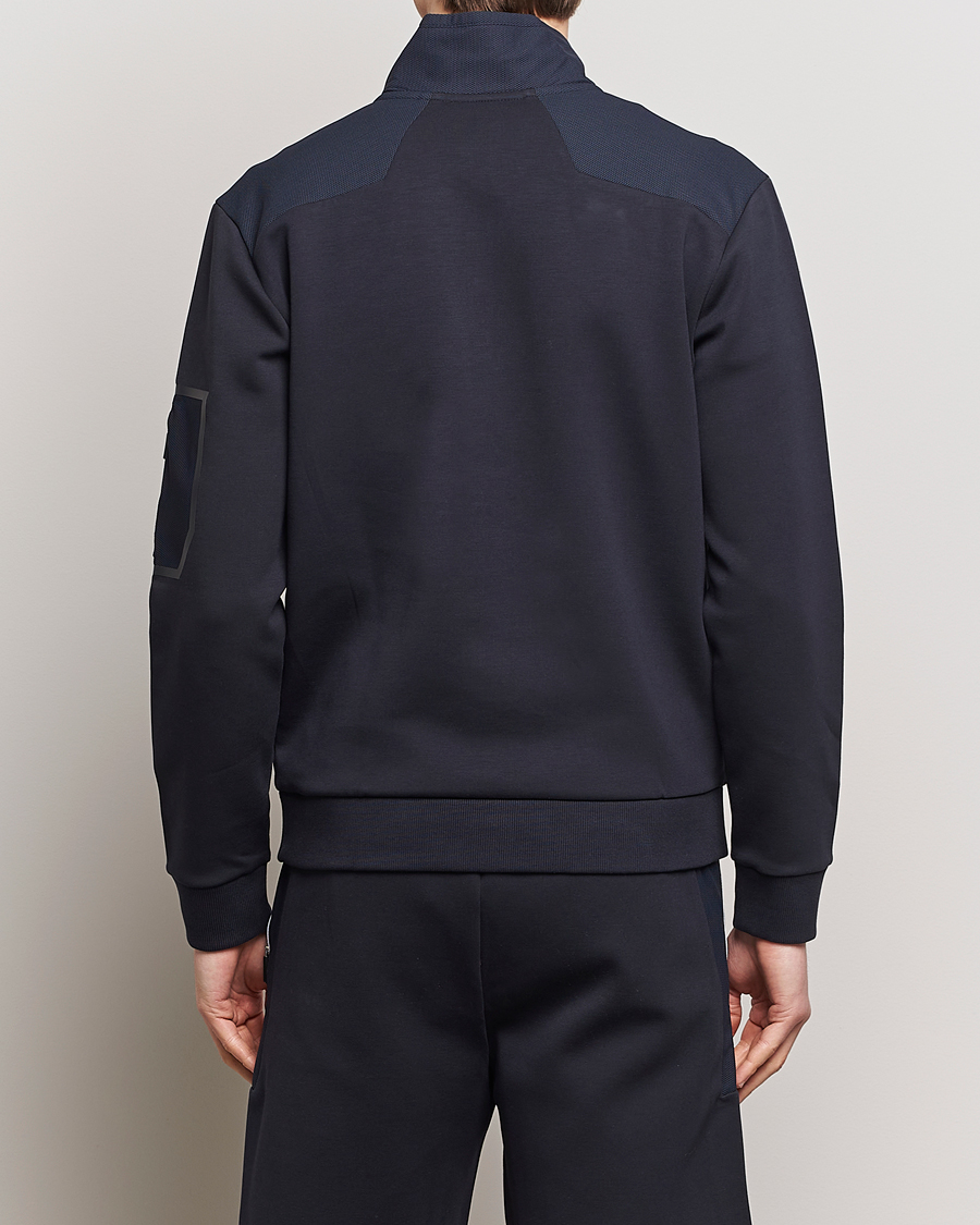 Herren | Pullover | BOSS GREEN | Half Zip Sweatshirt Dark Blue