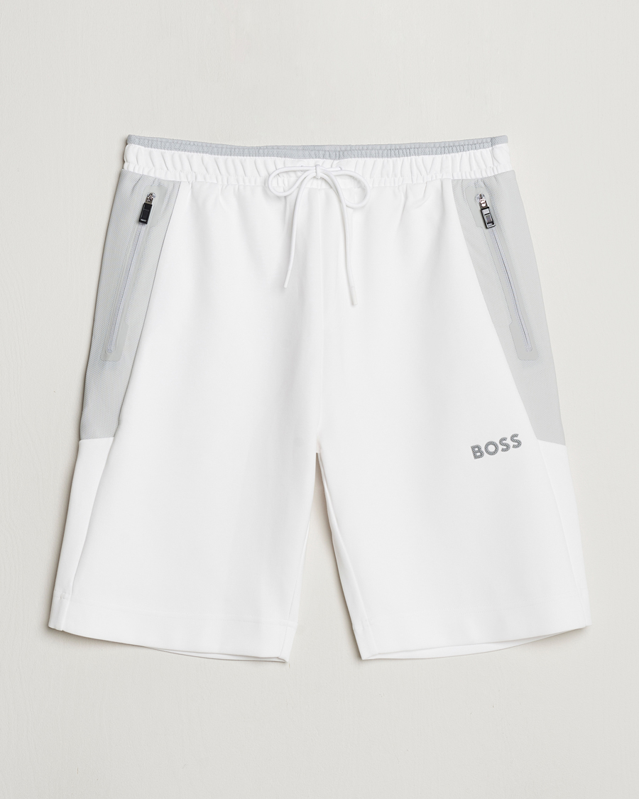 Herren | Shorts | BOSS GREEN | Headlo Sweatshorts White