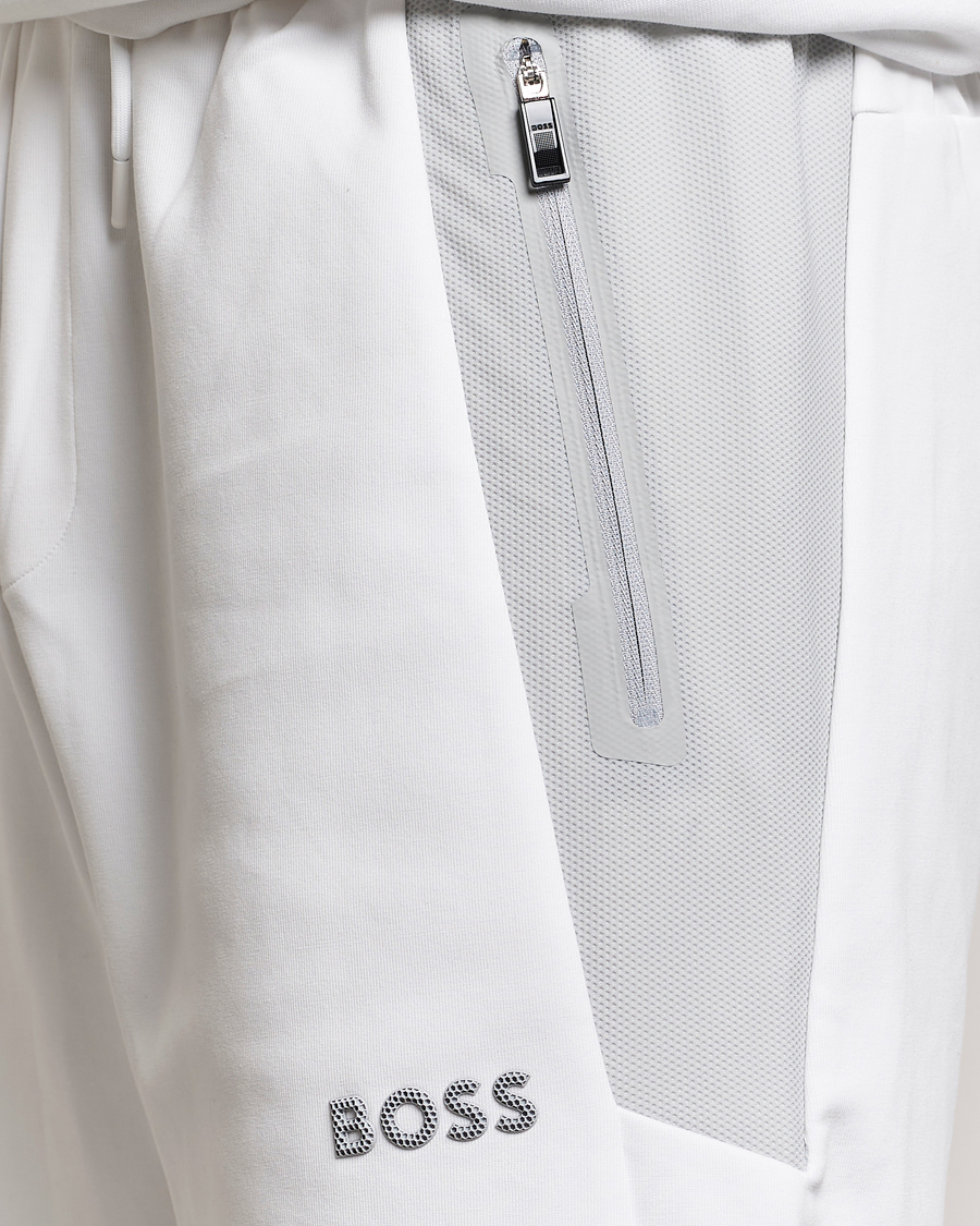 Herren | Shorts | BOSS GREEN | Headlo Sweatshorts White
