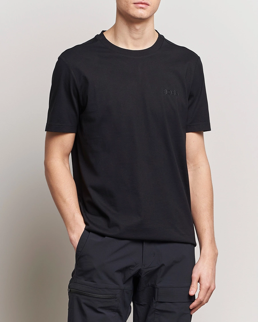 Herren | Schwartze t-shirts | BOSS GREEN | Crew Neck T-Shirt Black