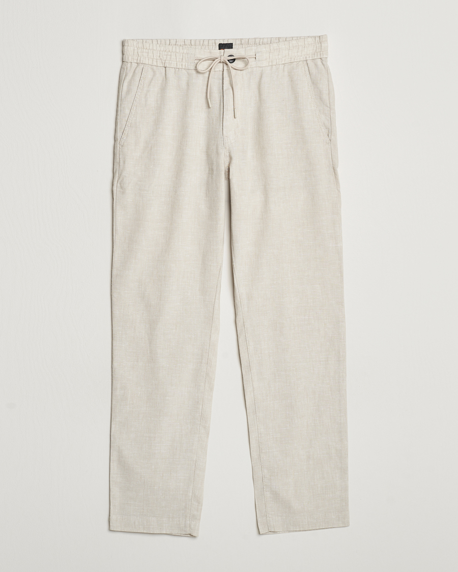 Herren | Hosen | BOSS ORANGE | Sanderson Linen Pants Light Beige