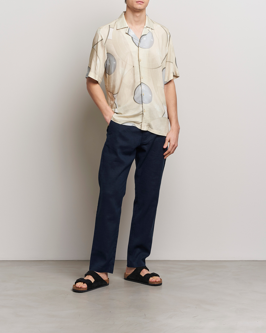 Herren | Hosen | BOSS ORANGE | Sanderson Linen Pants Dark Blue