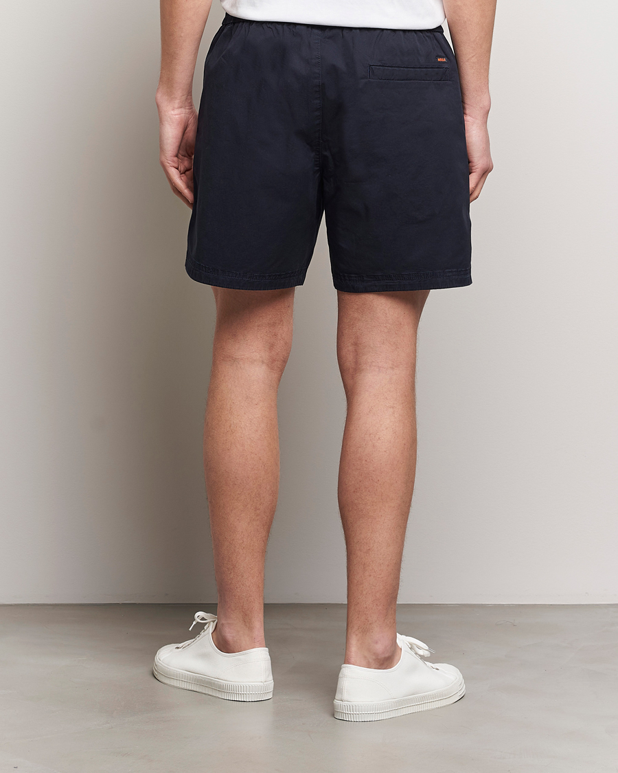 Herren | Shorts | BOSS ORANGE | Sandrew Cotton Shorts Dark Blue