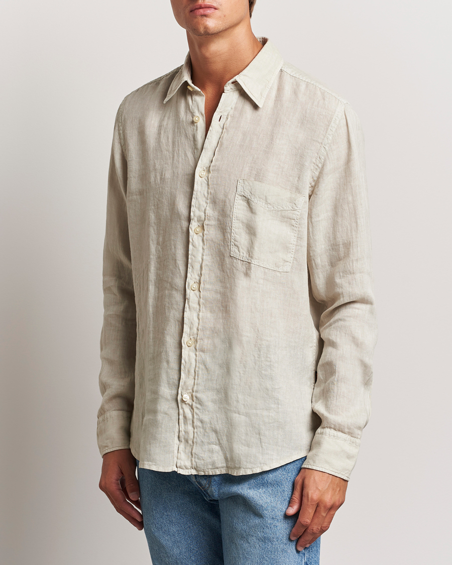 Herren | Hemden | BOSS ORANGE | Relegant Linen Shirt Light Beige