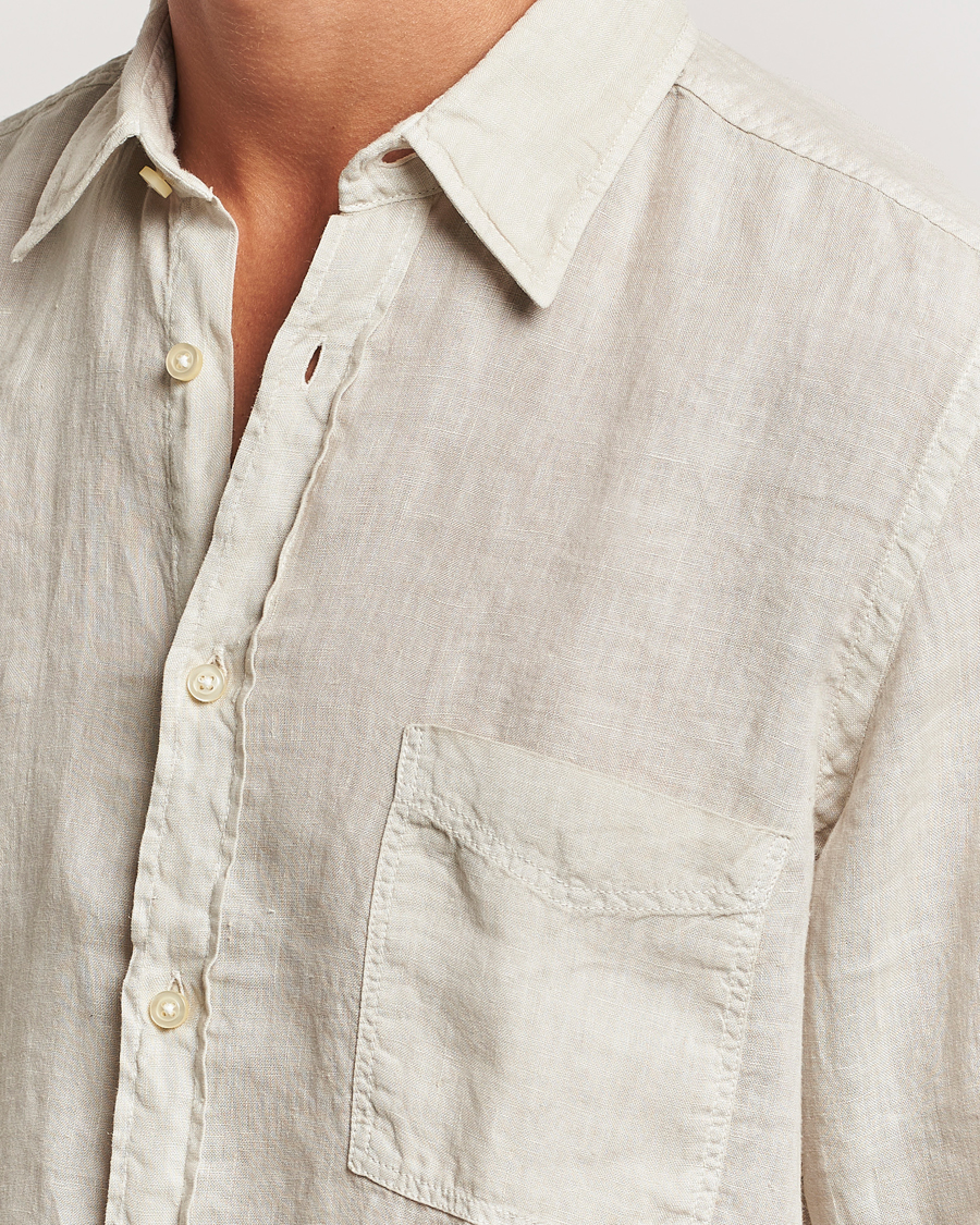 Herren | Hemden | BOSS ORANGE | Relegant Linen Shirt Light Beige