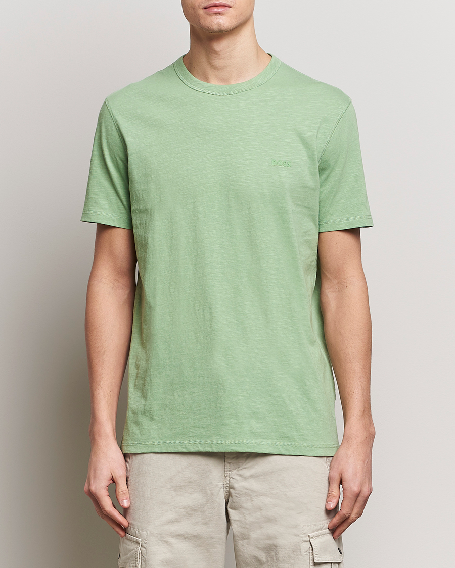 Herren | BOSS ORANGE | BOSS ORANGE | Tegood Crew Neck T-Shirt Open Green