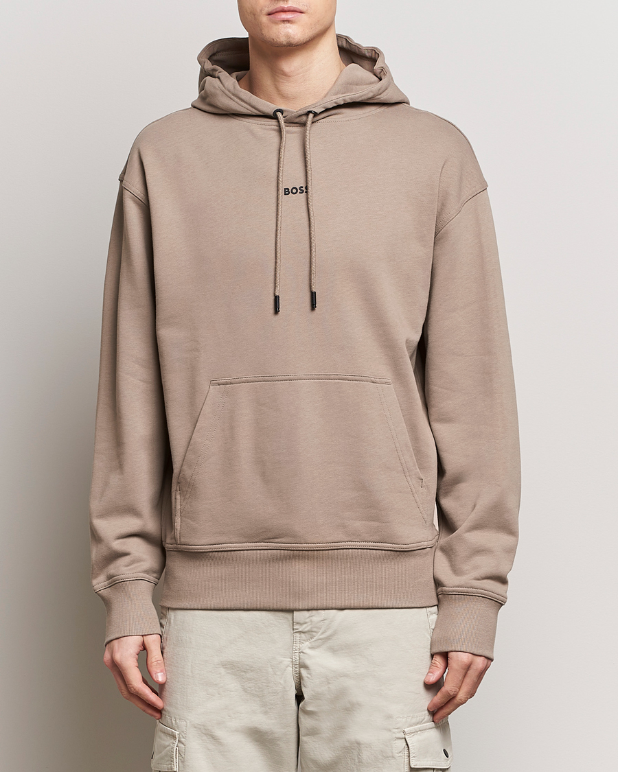 Herren | Pullover | BOSS ORANGE | WeSmall Logo Hoodie Open Brown