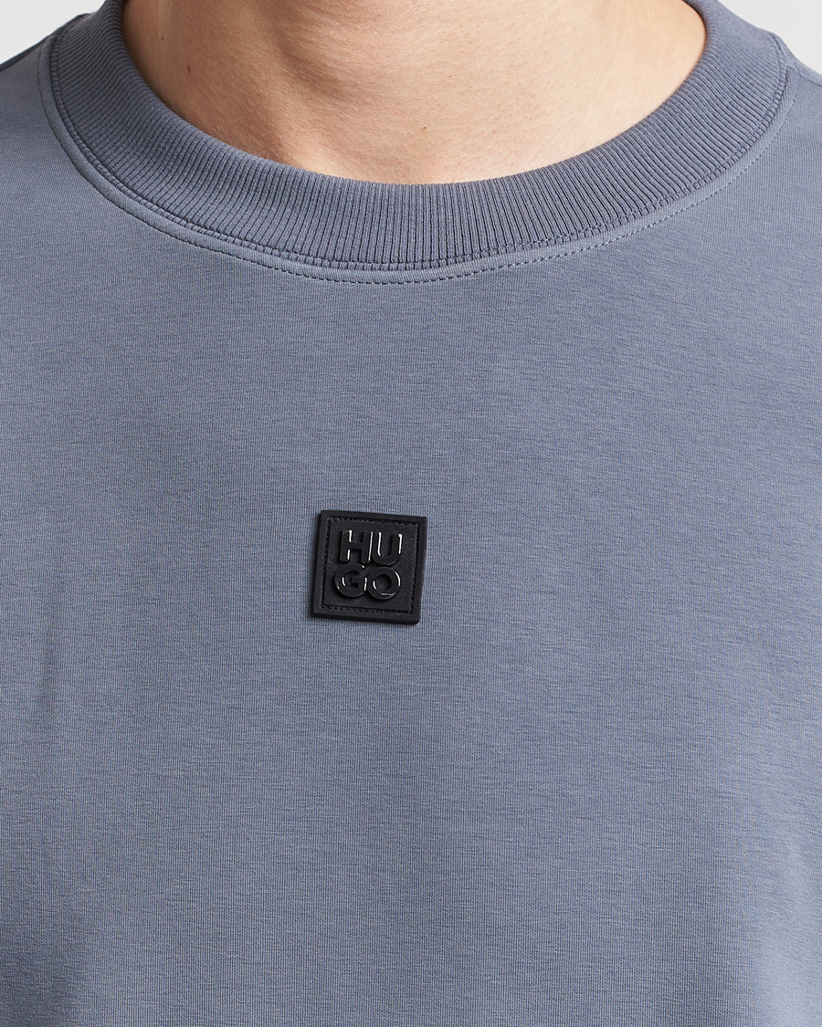 Herren | Pullover | HUGO | Dettil Logo Sweatshirt Open Blue