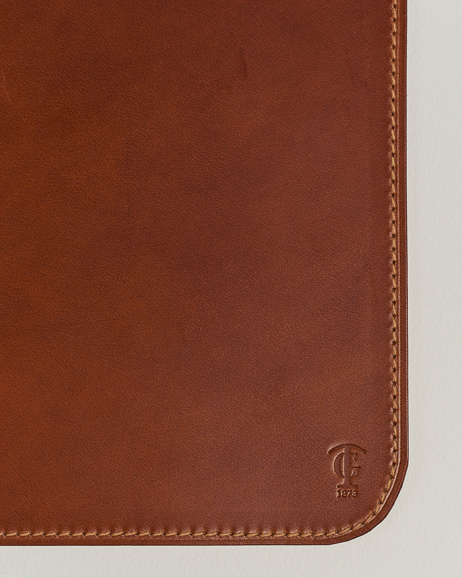 Herren | Für das Zuhause | Tärnsjö Garveri | Leather Mousepad Light Brown