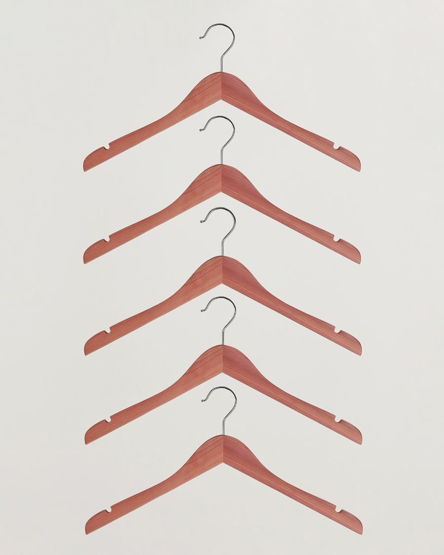 Herren | Textilpflege | Care with Carl | 5-Pack Cedar Wood Shirt Hangers