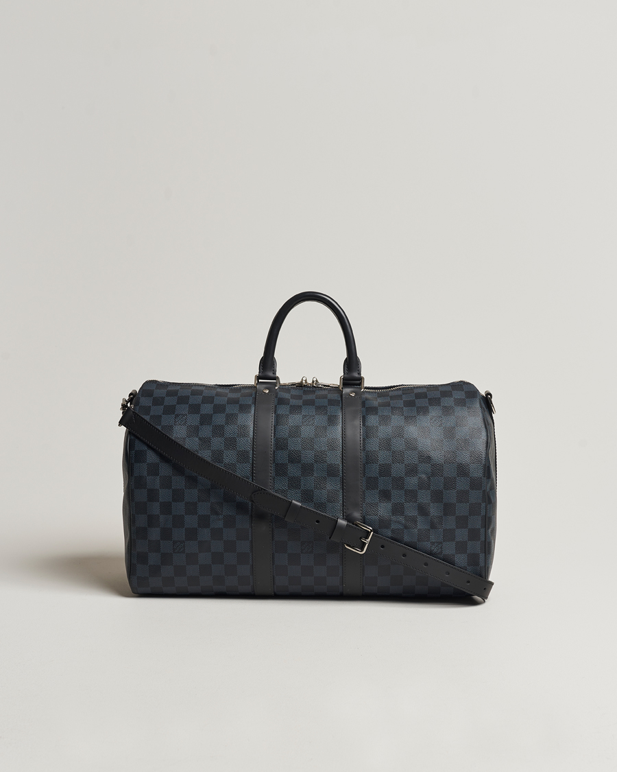 Louis Vuitton Pre Owned Keepall Bandouliere 45 Damier Graphite bei Care of