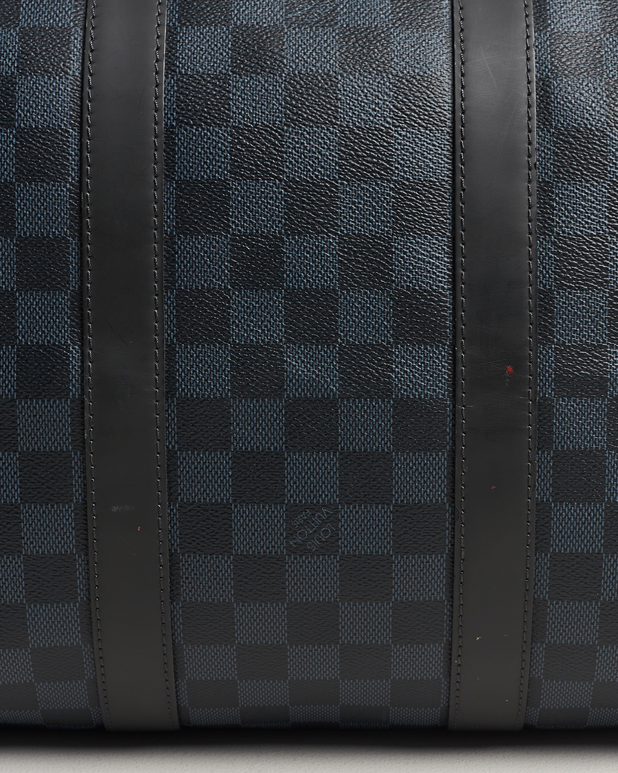 Louis Vuitton Pre Owned Keepall Bandouliere 45 Damier Graphite bei Care of