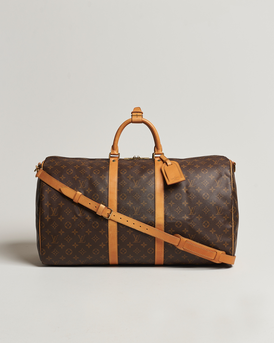 Herren | Louis Vuitton Pre-Owned Keepall Bandoulière 55 Monogram | Louis Vuitton Pre-Owned | Keepall Bandoulière 55 Monogram