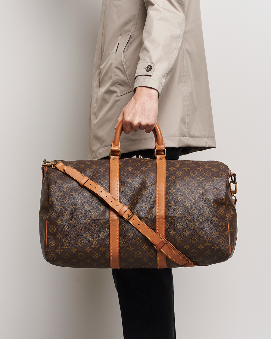 Herren | Pre-Owned & Vintage Bags | Louis Vuitton Pre-Owned | Keepall Bandoulière 50 Monogram 