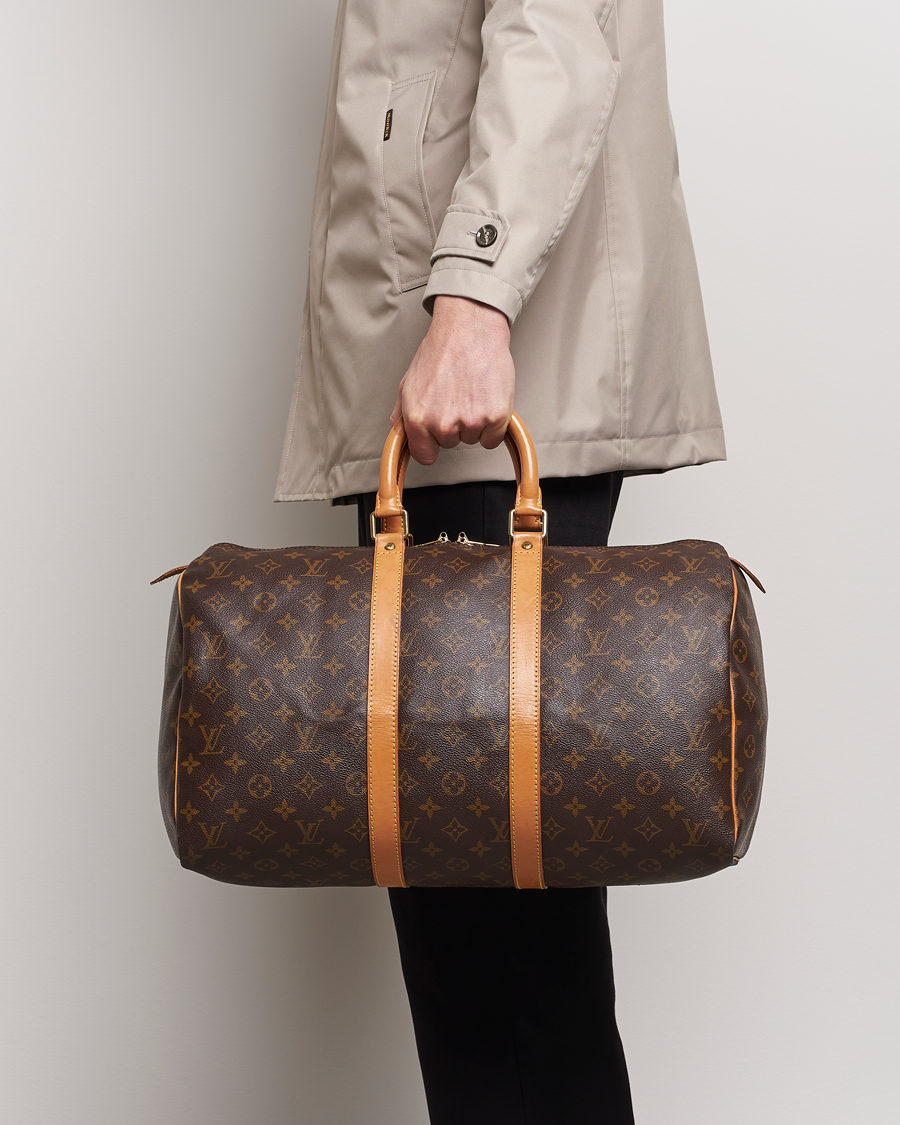 Herren | Louis Vuitton Pre-Owned Keepall 45 Bag Monogram | Louis Vuitton Pre-Owned | Keepall 45 Bag Monogram