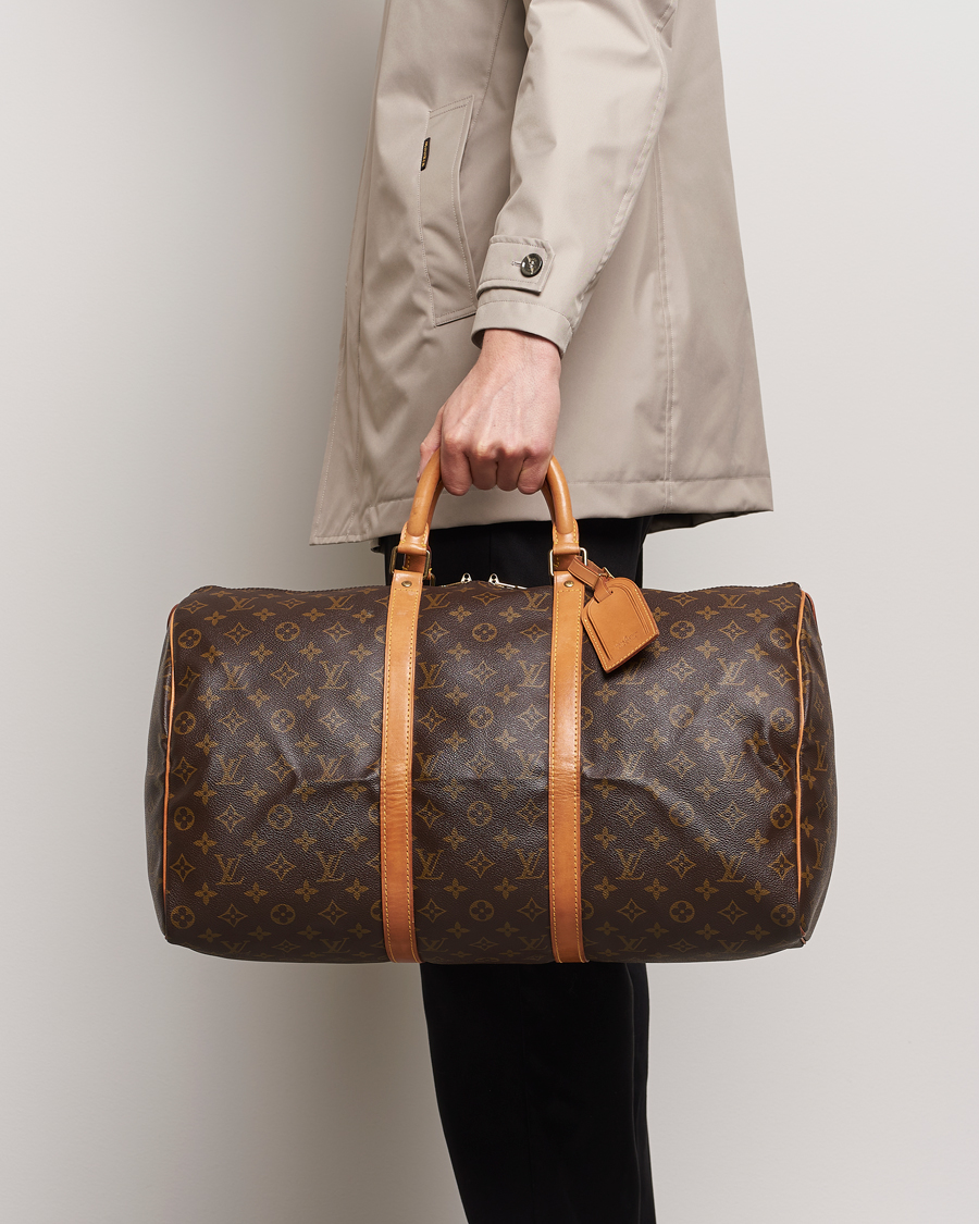 Herren | Pre-owned Accessoires | Louis Vuitton Pre-Owned | Keepall 50 Bag Monogram 
